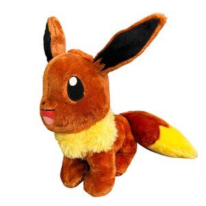 Pokemon Eevee Build a Bear Plush Stuffed Animal 2017 Brown 14 in